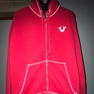 Red True Religion Jacket